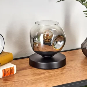 hofstein Ripoll Lampe à poser Noir, 1 lumière* Lampes En Verre