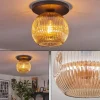 hofstein Ripoll Plafonnier, Boule lumineuse Ambre, 1 lumière* Lampes Modernes