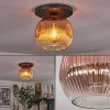 hofstein Ripoll Plafonnier, Boule lumineuse Clair, Cuivré, 1 lumière* Lampes Modernes