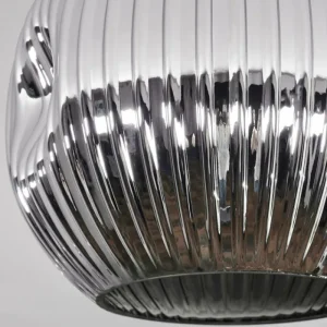 hofstein Ripoll Plafonnier, Boule lumineuse Chrome, Fumé, 1 lumière* Lampes Modernes