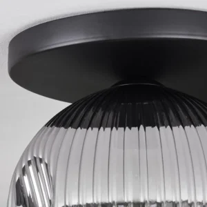hofstein Ripoll Plafonnier, Boule lumineuse Fumé, 1 lumière* Lampes Modernes