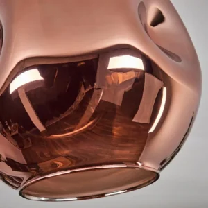 hofstein Ripoll Plafonnier Cuivré, 1 lumière* Lampes En Verre