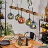 hofstein Ripoll Suspension, Boule lumineuse, Suspension Bleu, Vert, Cuivré, 5 lumières* Lampes Modernes