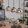 hofstein Ripoll Suspension, Boule lumineuse, Suspension Chrome, Clair, Fumé, 3 lumières* Lampes Modernes