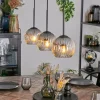 hofstein Ripoll Suspension, Boule lumineuse, Suspension Chrome, Clair, Fumé, 3 lumières* Lampes Modernes