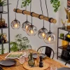 hofstein Ripoll Suspension, Boule lumineuse, Suspension Clair, Fumé, 5 lumières* Lampes Modernes