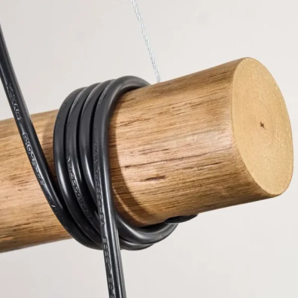hofstein Ripoll Suspension, Boule lumineuse, Suspension Écru, Noir, 3 lumières* Lampes Modernes