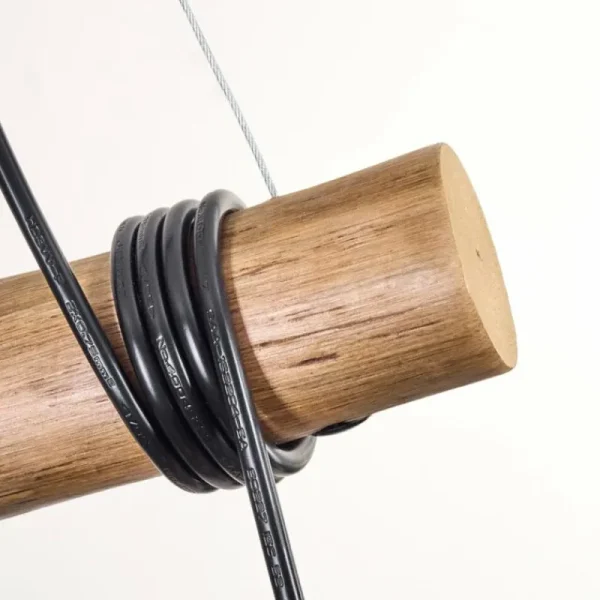 hofstein Ripoll Suspension, Boule lumineuse, Suspension Écru, Noir, 3 lumières* Lampes Modernes