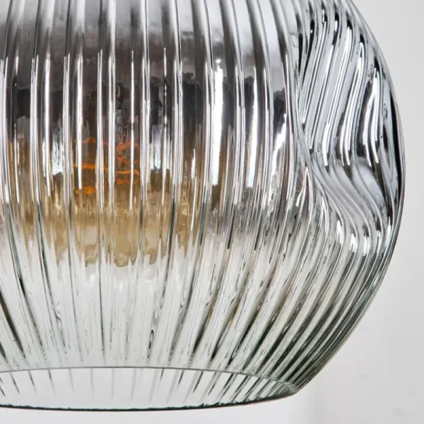 hofstein Ripoll Suspension, Boule lumineuse, Suspension, Suspension grappe Ambre, Clair, Fumé, 3 lumières* Lampes Modernes