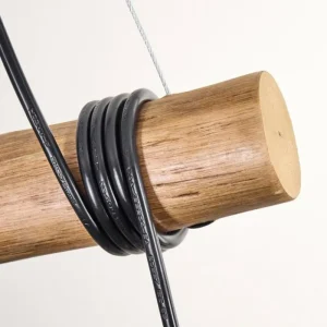hofstein Ripoll Suspension, Boule lumineuse, Suspension Écru, Noir, 3 lumières* Lampes Modernes