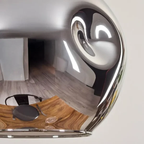 hofstein Ripoll Suspension, Boule lumineuse, Suspension Écru, Noir, 5 lumières* Lampes Modernes