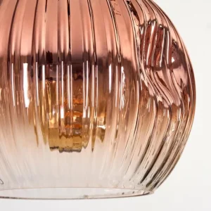 hofstein Ripoll Suspension, Boule lumineuse, Suspension Écru, Noir, 5 lumières* Lampes Modernes