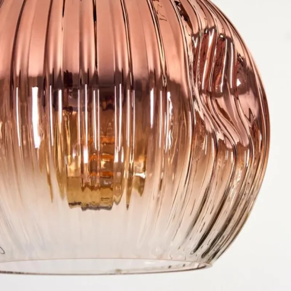 hofstein Ripoll Suspension, Boule lumineuse, Suspension Écru, Noir, 5 lumières* Lampes Modernes