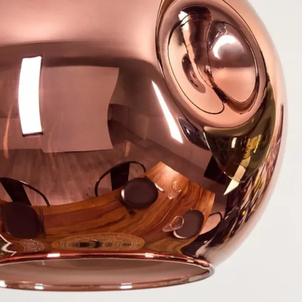 hofstein Ripoll Suspension, Boule lumineuse, Suspension Bleu, Vert, Cuivré, 5 lumières* Lampes Modernes
