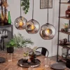 hofstein Ripoll Suspension Chrome, 3 lumières* Lampes En Verre