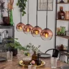 hofstein Ripoll Suspension Clair, Cuivré, 4 lumières* Lampes En Verre