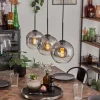 hofstein Ripoll Suspension Clair, Fumé, 3 lumières* Lampes Modernes