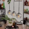 hofstein Ripoll Suspension Clair, Fumé, 3 lumières* Lampes Modernes