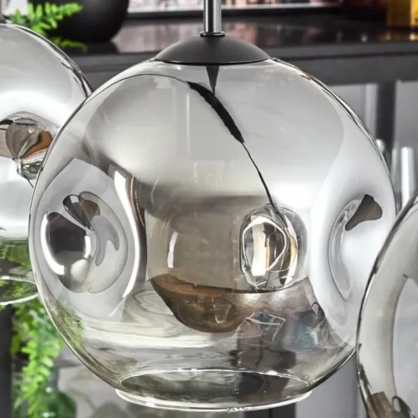 hofstein Ripoll Suspension Clair, Fumé, 3 lumières* Lampes Modernes