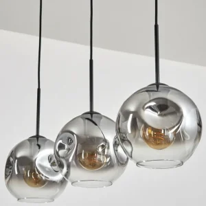 hofstein Ripoll Suspension Clair, Fumé, 3 lumières* Lampes Modernes