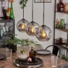 hofstein Ripoll Suspension Fumé, 3 lumières* Lampes Modernes