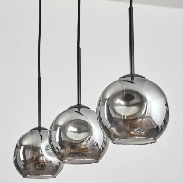hofstein Ripoll Suspension Fumé, 3 lumières* Lampes Modernes