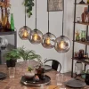 hofstein Ripoll Suspension Noir, 4 lumières* Lampes Modernes