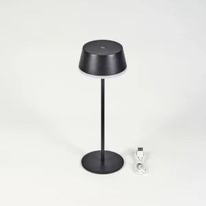 hofstein Romdrup Lampe de table d'extérieur, Lampe à poser LED Noir, 1 lumière* Lampes Modernes
