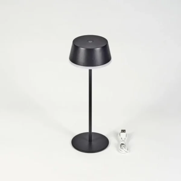 hofstein Romdrup Lampe de table d'extérieur, Lampe à poser LED Noir, 1 lumière* Lampes Modernes