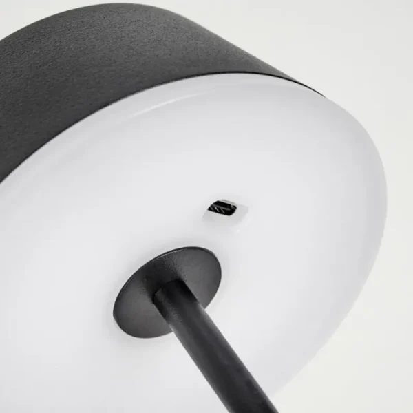 hofstein Romdrup Lampe de table d'extérieur, Lampe à poser LED Noir, 1 lumière* Lampes Modernes