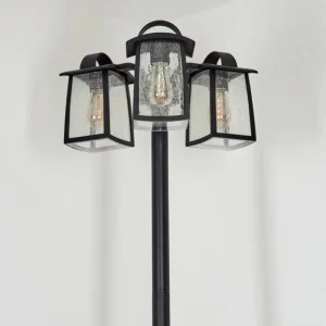 hofstein Réverbère Trosa Noir, 3 lumières* Lampes Modernes