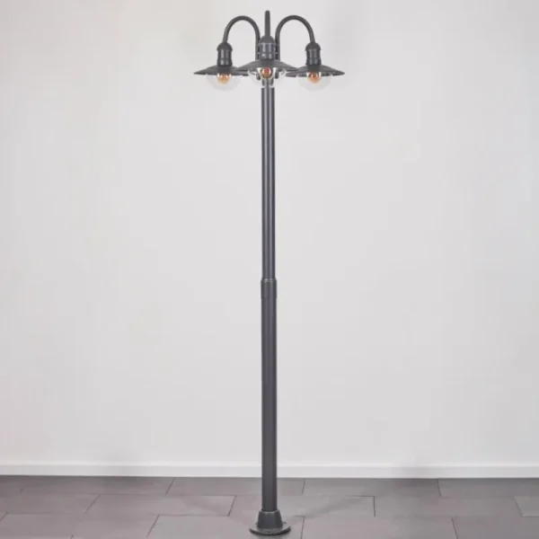 hofstein Réverbère Elima Anthracite, 3 lumières* Lampes Modernes