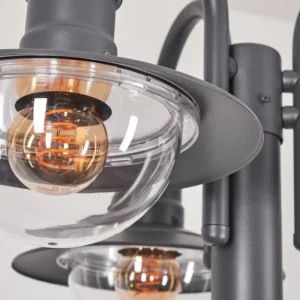 hofstein Réverbère Elima Anthracite, 3 lumières* Lampes Modernes