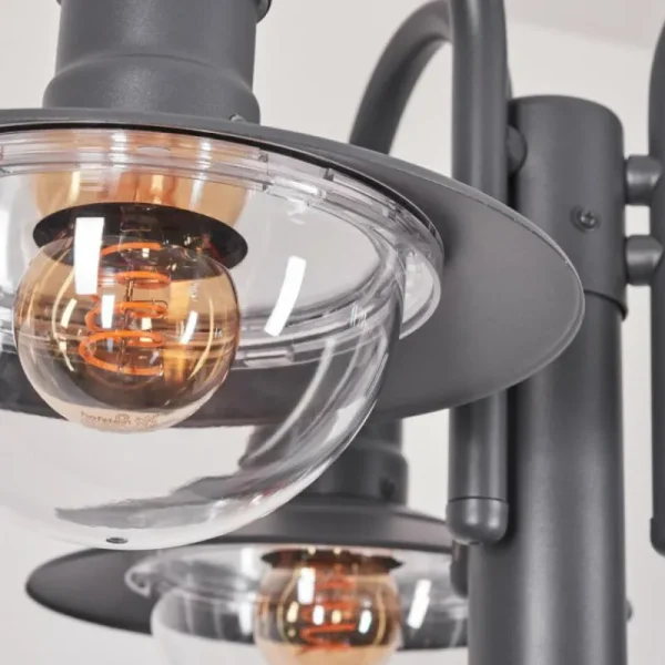 hofstein Réverbère Elima Anthracite, 3 lumières* Lampes Modernes