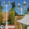 hofstein Réverbère Hongkong Blanc, 2 lumières* Lampes Modernes