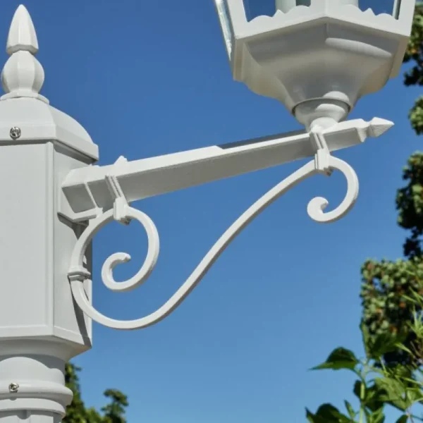 hofstein Réverbère Hongkong Blanc, 2 lumières* Lampes Modernes