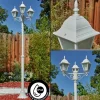 hofstein Réverbère Naofe Blanc, 3 lumières* Lampes Modernes