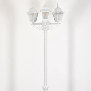 hofstein Réverbère Naofe Blanc, 3 lumières* Lampes Modernes