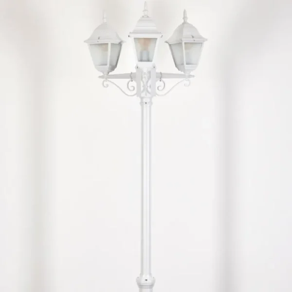 hofstein Réverbère Naofe Blanc, 3 lumières* Lampes Modernes