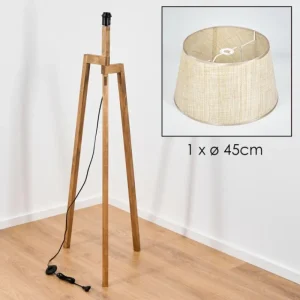 hofstein Sabadim Lampadaire Écru, 1 lumière* Lampes Modernes