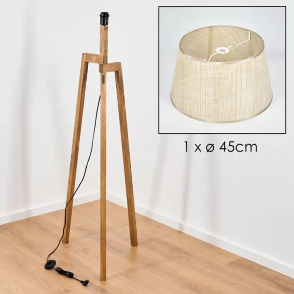 hofstein Sabadim Lampadaire Écru, 1 lumière* Lampes Modernes
