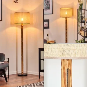 hofstein Sabadim Lampadaire Écru, Noir, 1 lumière* Lampes Modernes