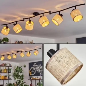 hofstein Sabadim Plafonnier beige, Écru, 6 lumières* Lampes Modernes