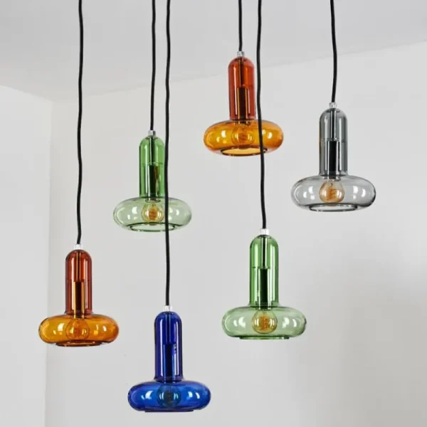 hofstein Salavisa Suspension Noir, 6 lumières* Lampes Modernes