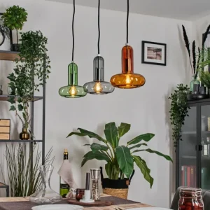 hofstein Salavisa Suspension Noir, 3 lumières* Lampes Modernes