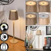 hofstein Salgadinho Lampe à poser LED Beige, 1 lumière* Lampes Modernes