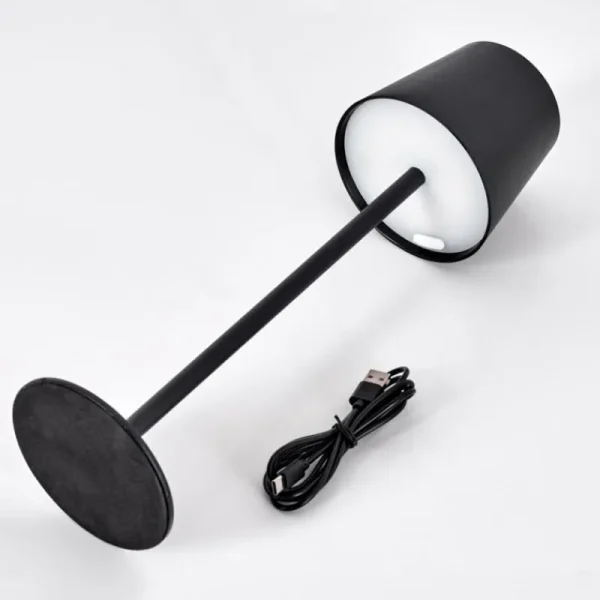 hofstein Salgadinho Lampe à poser LED Noir, 1 lumière* Lampes Modernes