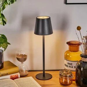 hofstein Salgadinho Lampe à poser LED Noir, 1 lumière* Lampes Modernes
