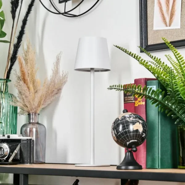 hofstein Salgadinho Lampe à poser LED Blanc, 1 lumière* Lampes Modernes