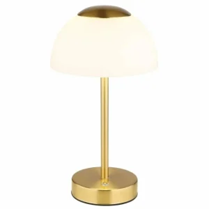 Luminaires Globo Lighting Sarima Lampe à poser LED Laiton, 1 lumière* Lampes En Verre